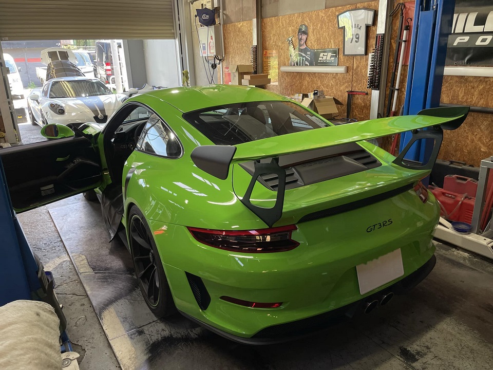 991.2GT3RS シートアダプター取付！