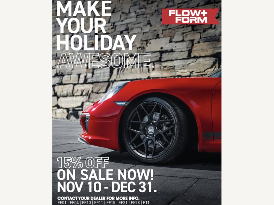 HRE FlowForm Holiday SALE キャンペーン！