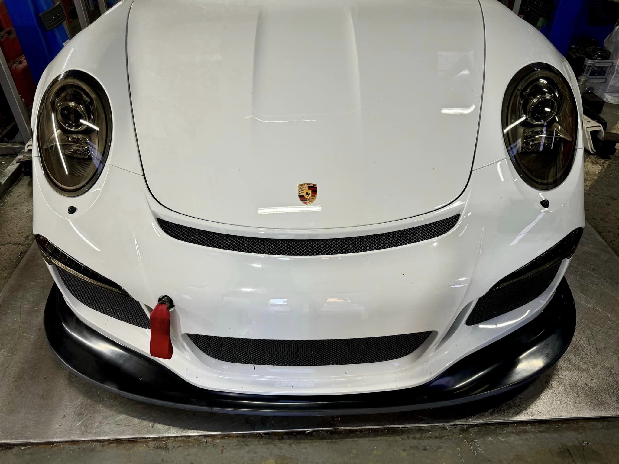 GT3RS フロントスポイラー取付！