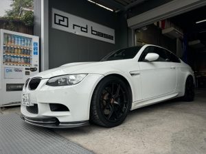 E92M3 エアロ取付！