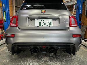 ABARTH ワンオフマフラー完成！