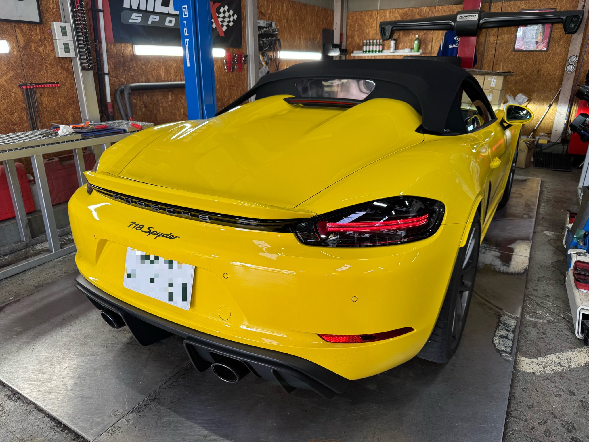 718スパイダー リンクパイプ取付！