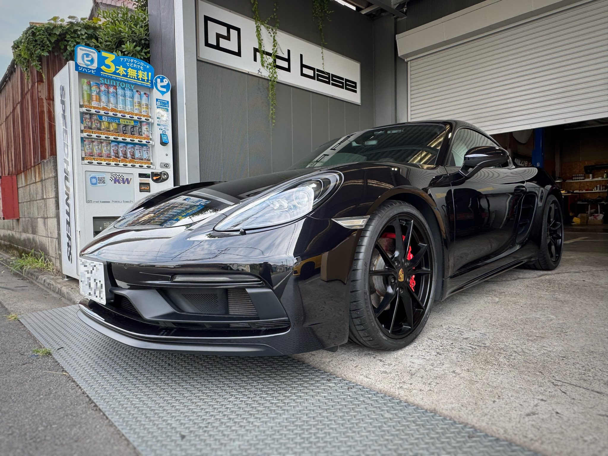 718GTS タイヤ交換にドラレコ取付！