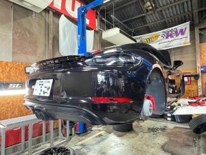 718GTS タイヤ交換にドラレコ取付！