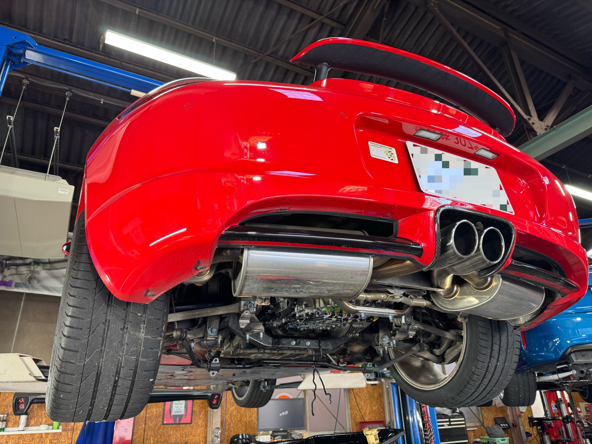 Cayman ATF交換作業！