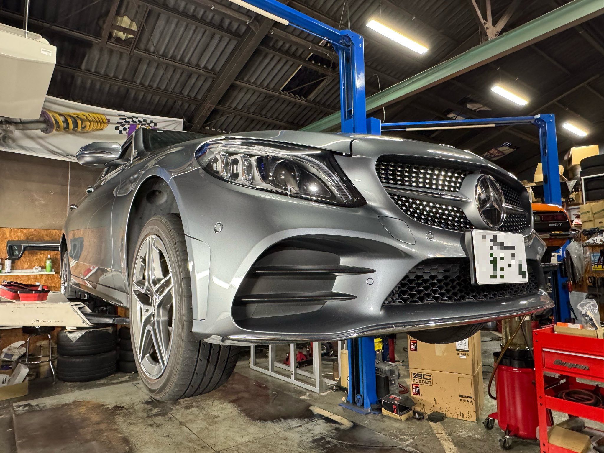 BENZ W205 ATF交換！