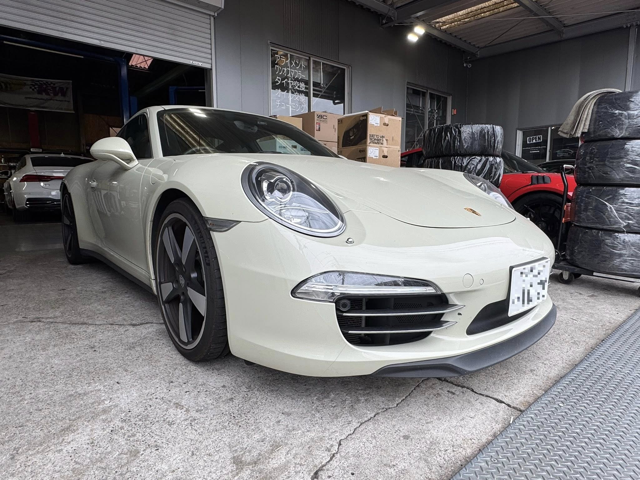 991 Carrera ブレーキパッド交換！