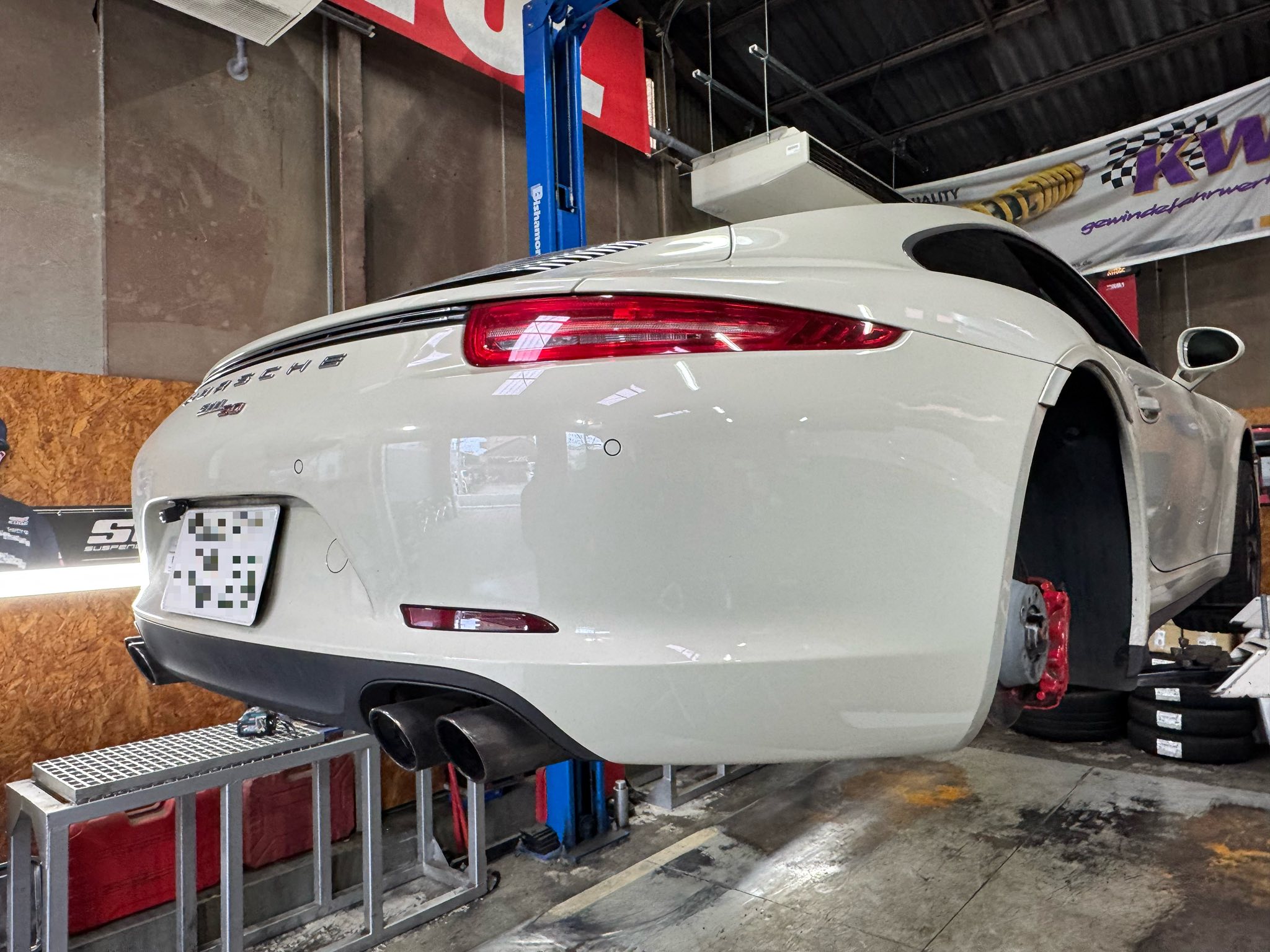 991 Carrera ブレーキパッド交換！