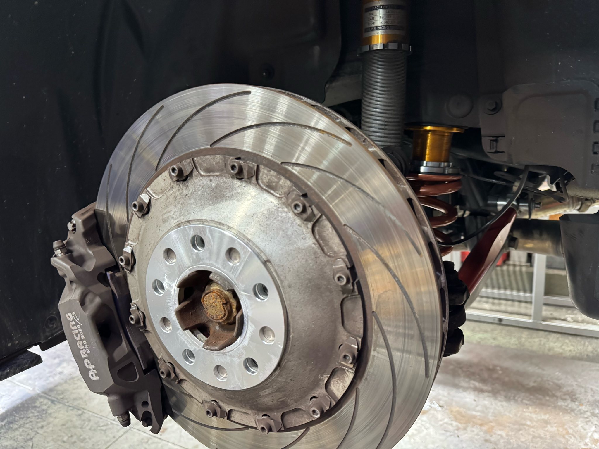 サスペンション!