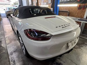 BOXSTER GTS タイヤ交換！