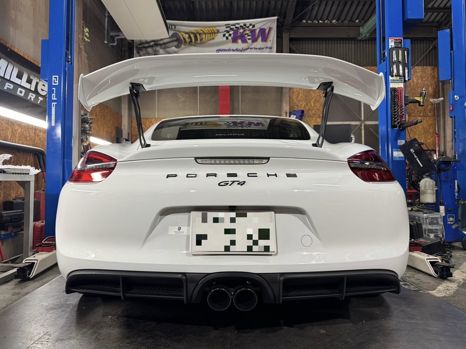 981 Cayman GT4 ハイマウント化!