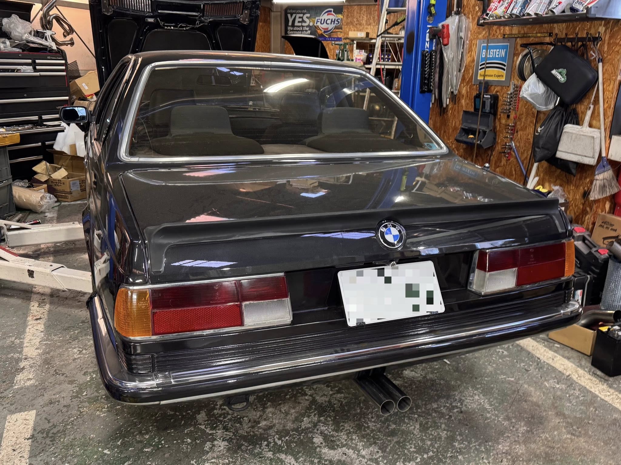 BMW E24 ワンオフマフラー製作！