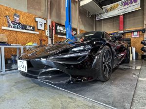 720S オイル交換 スペーサー取付！